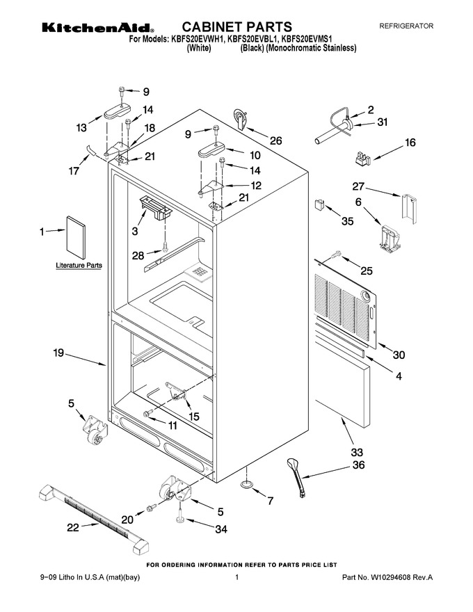 Diagram for KBFS20EVWH1