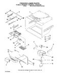 Diagram for 02 - Freezer Liner Parts