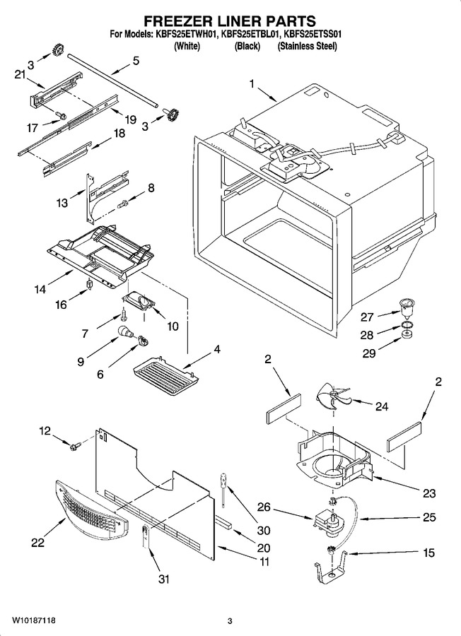 Diagram for KBFS25ETBL01