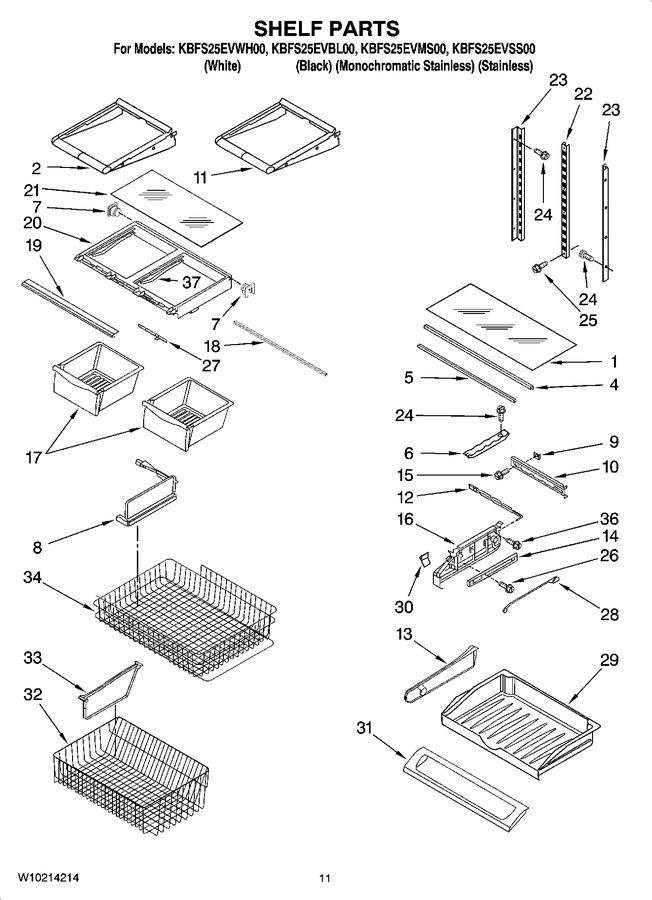 Diagram for KBFS25EVSS00