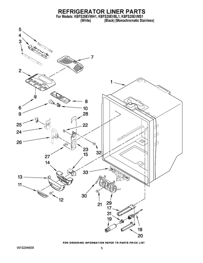 Diagram for KBFS25EVWH1