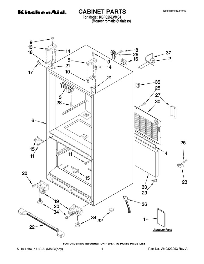 Diagram for KBFS25EVMS4