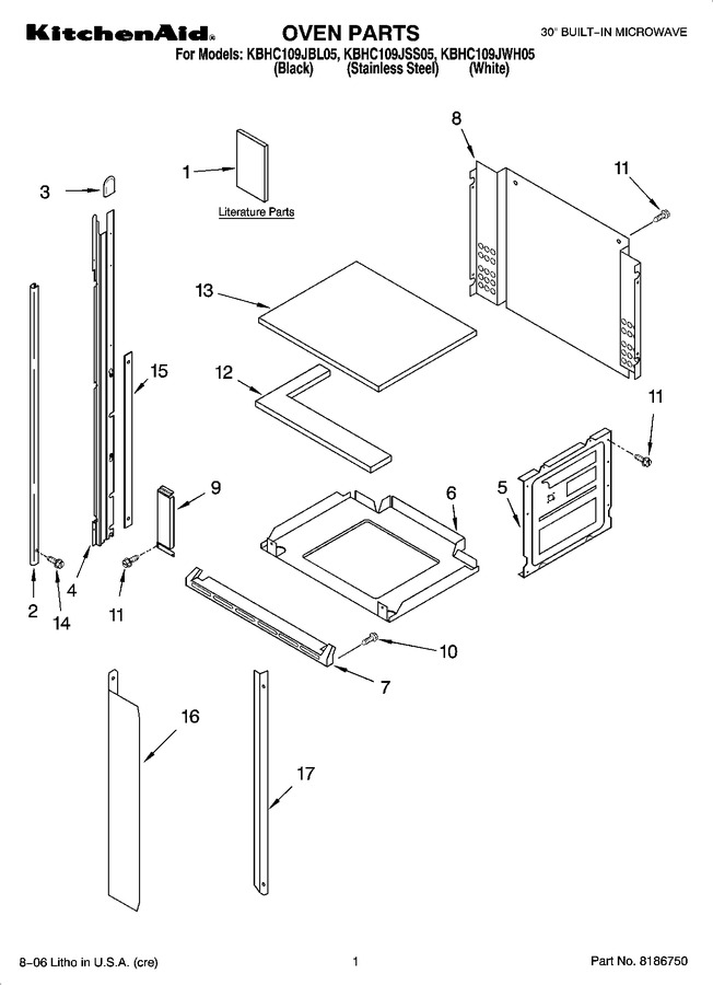 Diagram for KBHC109JBL05