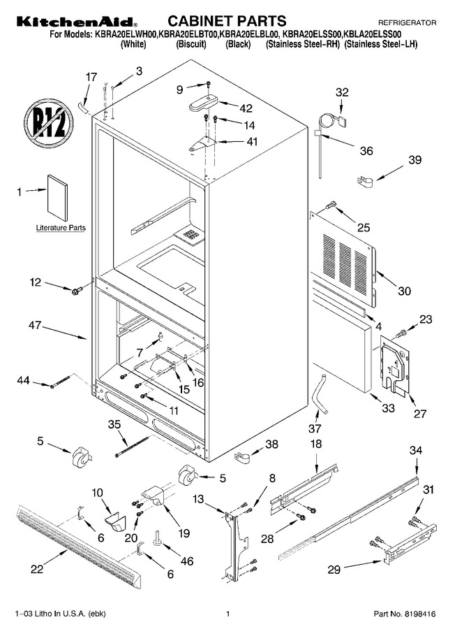 Diagram for KBRA20ELBT00