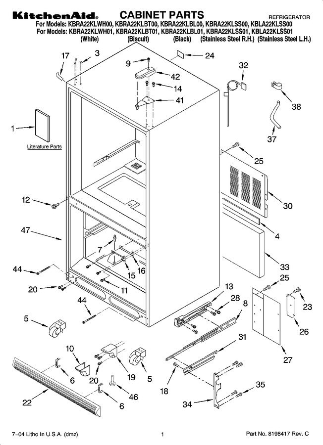 Diagram for KBRA22KLSS00