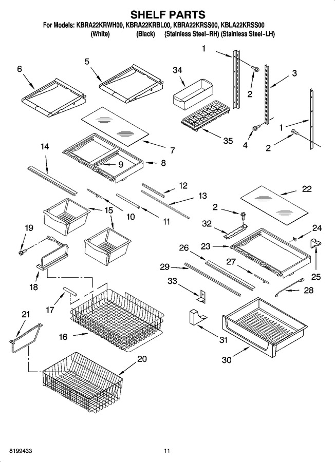 Diagram for KBRA22KRWH00