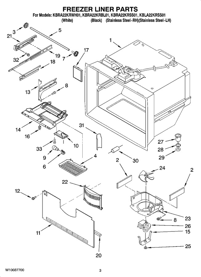 Diagram for KBRA22KRWH01