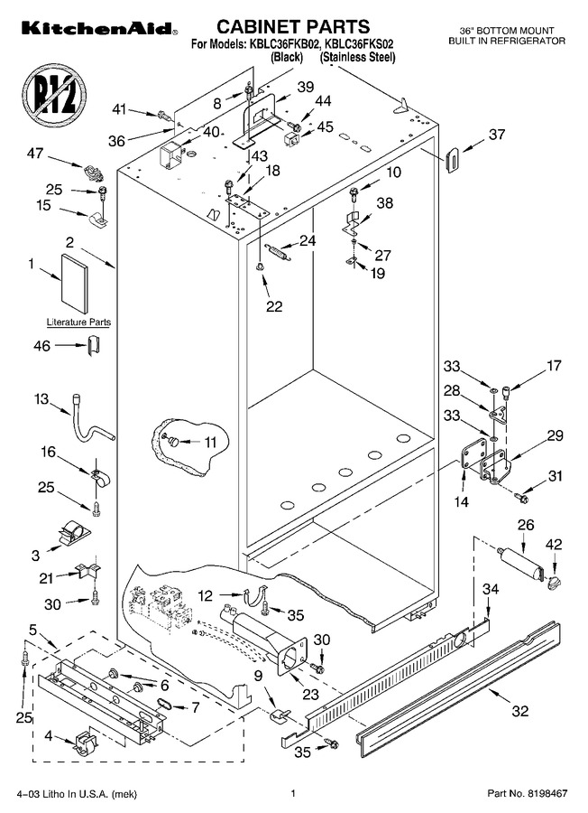 Diagram for KBLC36FKS02