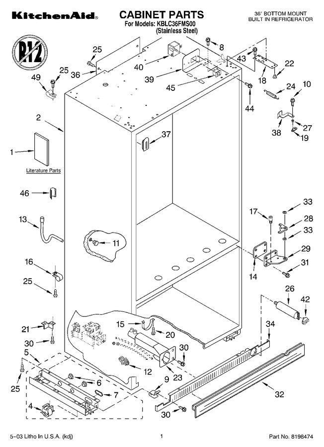 Diagram for KBLC36FMS00
