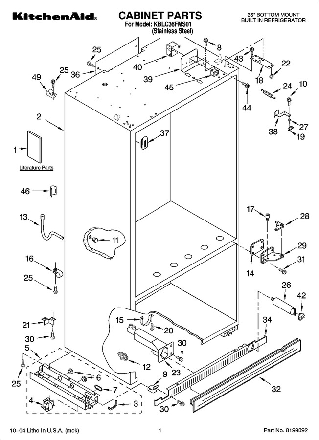 Diagram for KBLC36FMS01