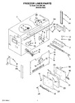 Diagram for 05 - Freezer Liner Parts