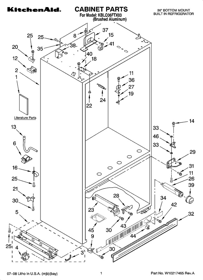 Diagram for KBLO36FTX03