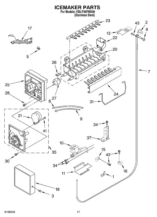 Diagram for KBLP36FMS00
