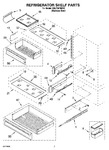 Diagram for 05 - Refrigerator Shelf Parts