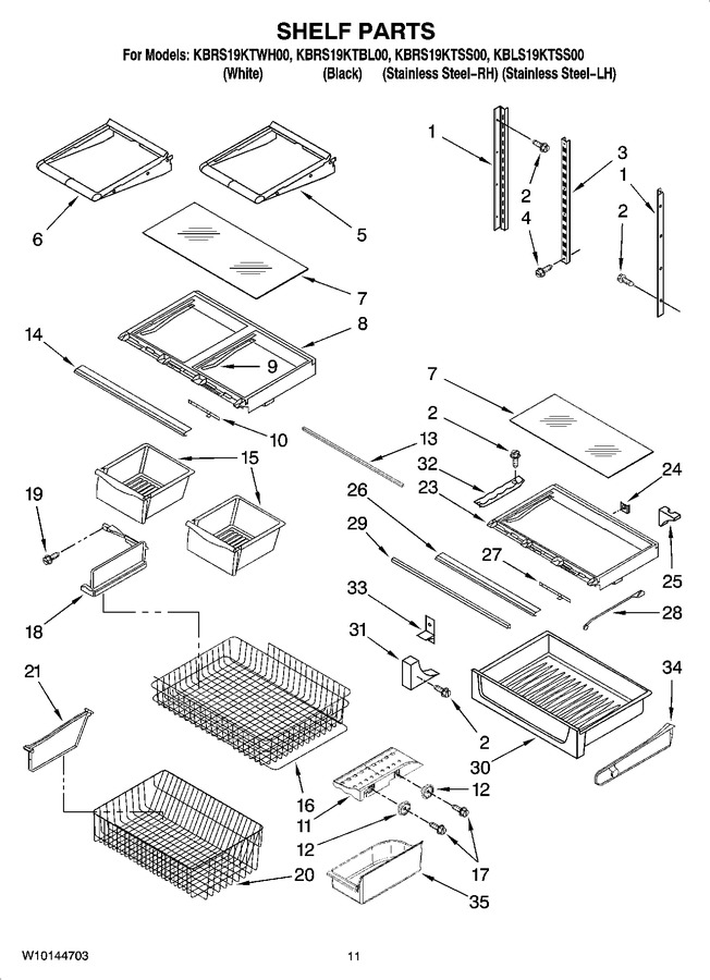 Diagram for KBRS19KTWH00