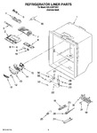 Diagram for 02 - Refrigerator Liner Parts
