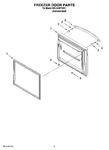 Diagram for 05 - Freezer Door Parts