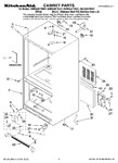 Diagram for 01 - Cabinet Parts