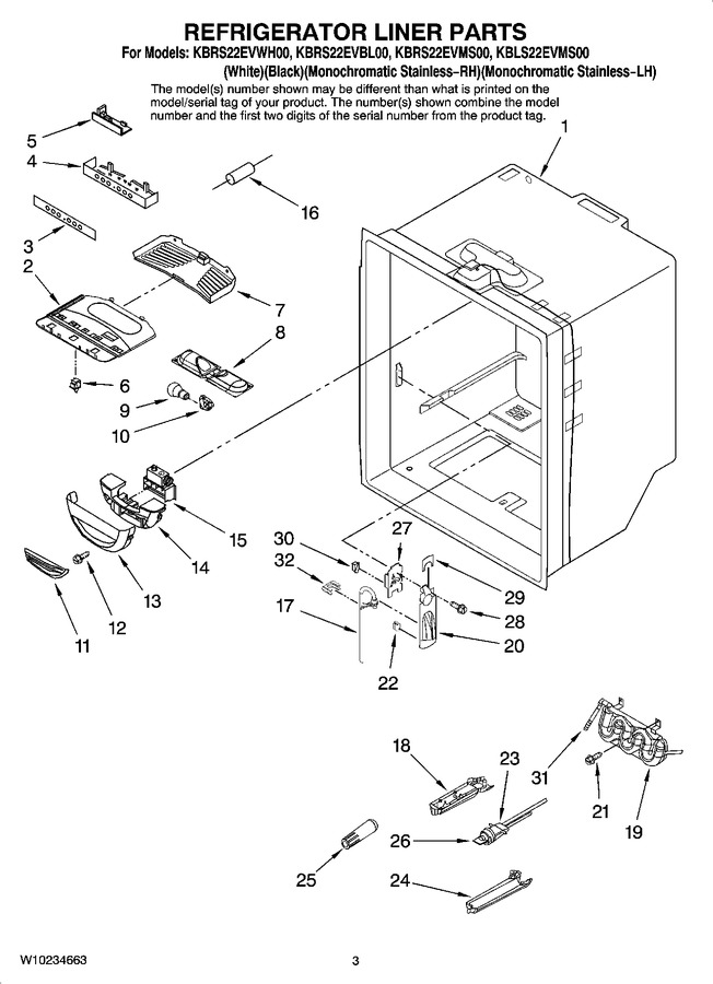 Diagram for KBRS22EVWH00