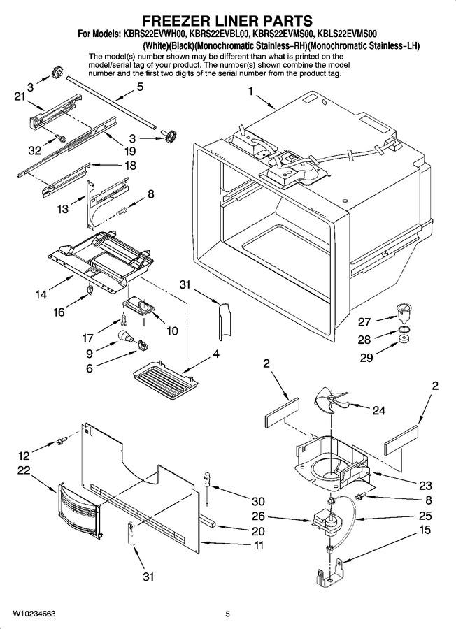Diagram for KBRS22EVWH00