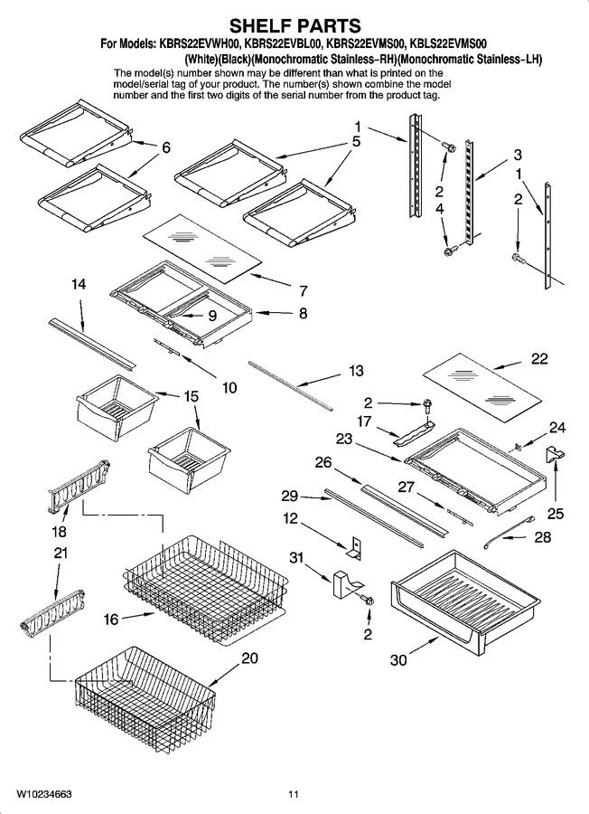 Diagram for KBRS22EVWH00