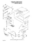 Diagram for 02 - Freezer Liner Parts