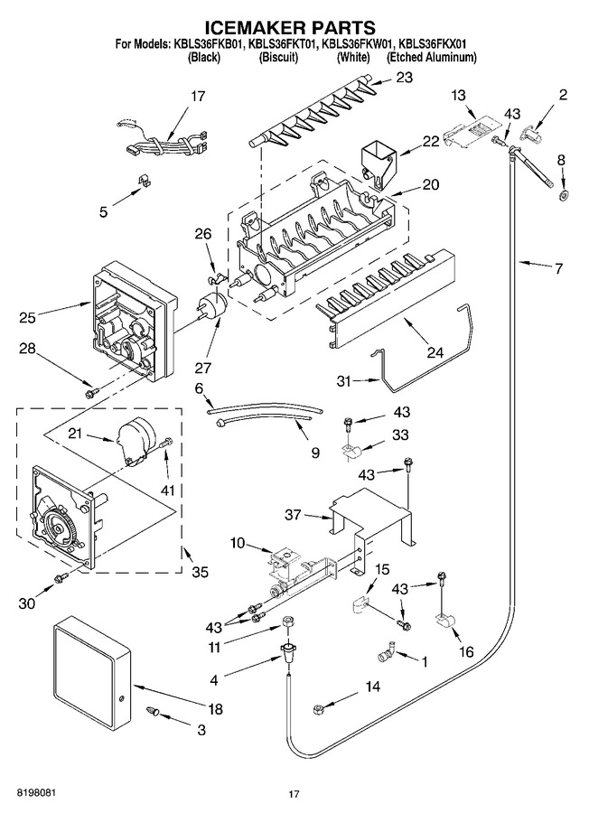 Diagram for KBLS36FKW01
