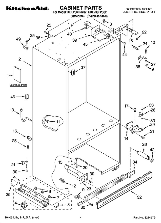Diagram for KBLV36FPS02