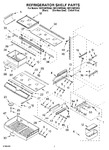 Diagram for 05 - Refrigerator Shelf Parts