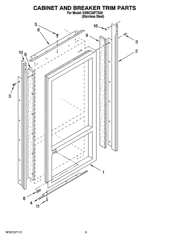 Diagram for KBRC36FTS00