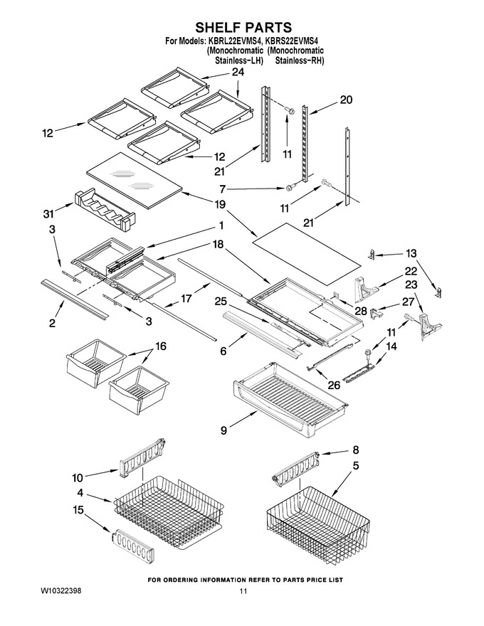 Diagram for KBRL22EVMS4