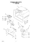 Diagram for 02 - Freezer Liner Parts