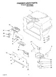 Diagram for 02 - Freezer Liner Parts