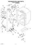 Diagram for 03 - Refrigerator Liner Parts