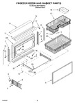 Diagram for 06 - Freezer Door And Basket