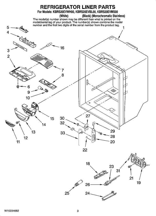 Diagram for KBRS20EVWH00