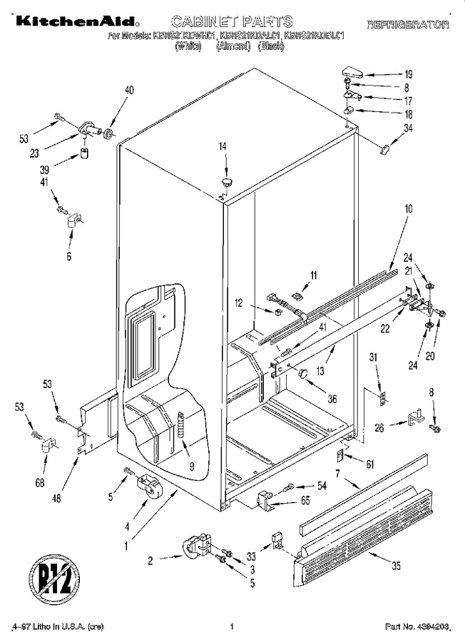 Diagram for KBRS21KDWH01