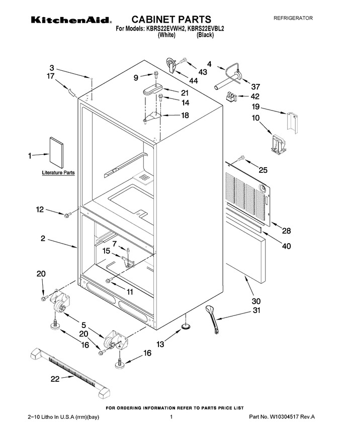 Diagram for KBRS22EVWH2