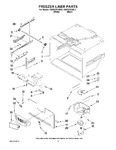 Diagram for 03 - Freezer Liner Parts