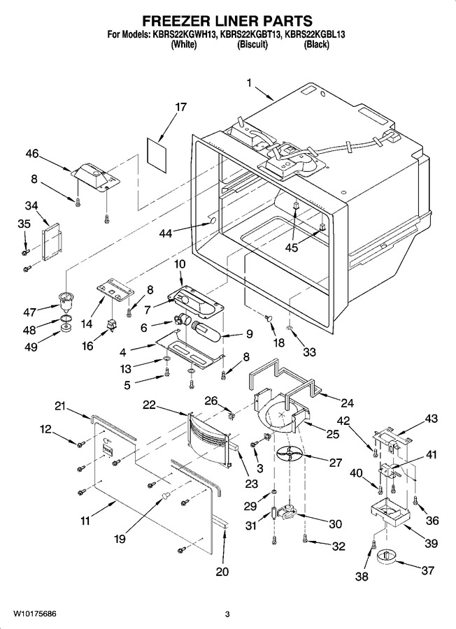 Diagram for KBRS22KGWH13
