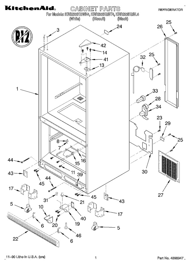 Diagram for KBRS22KGBT4