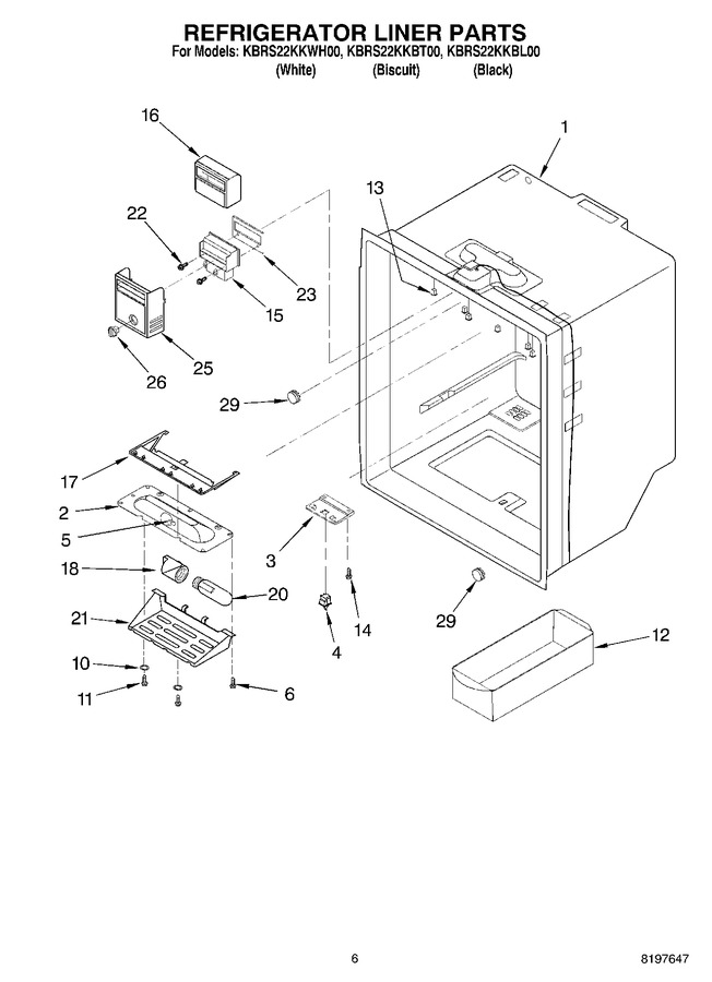 Diagram for KBRS22KKWH00