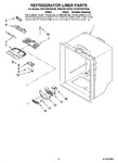 Diagram for 04 - Refrigerator Liner Parts