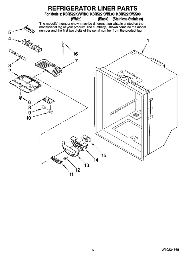 Diagram for KBRS22KVWH00