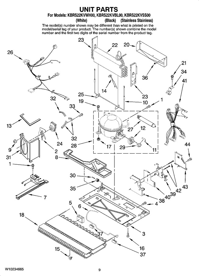 Diagram for KBRS22KVBL00