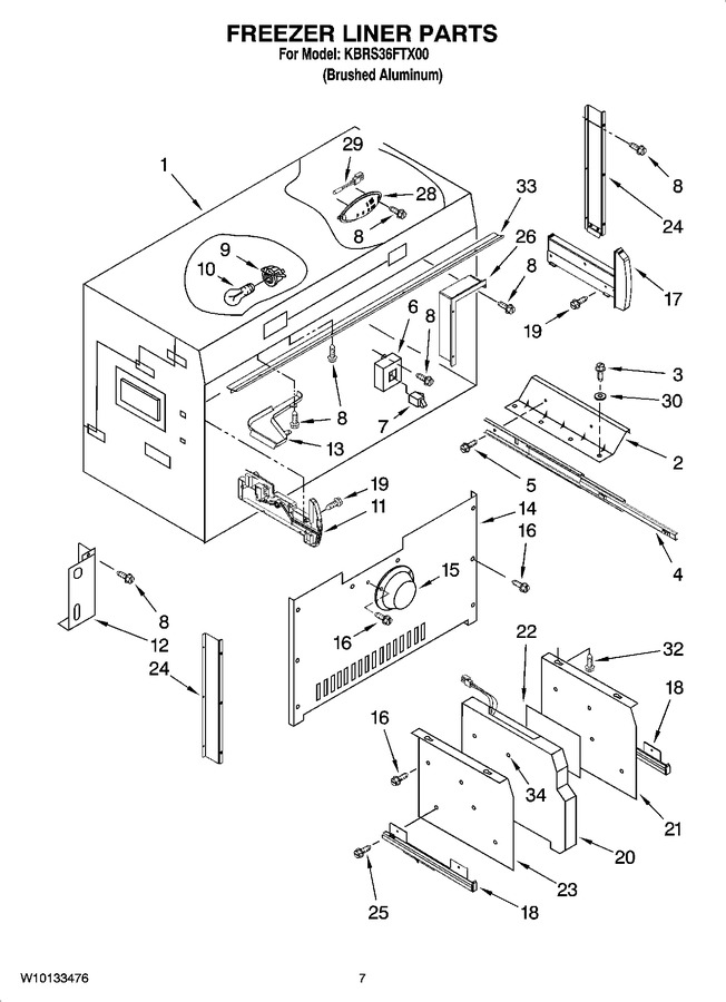 Diagram for KBRS36FTX00