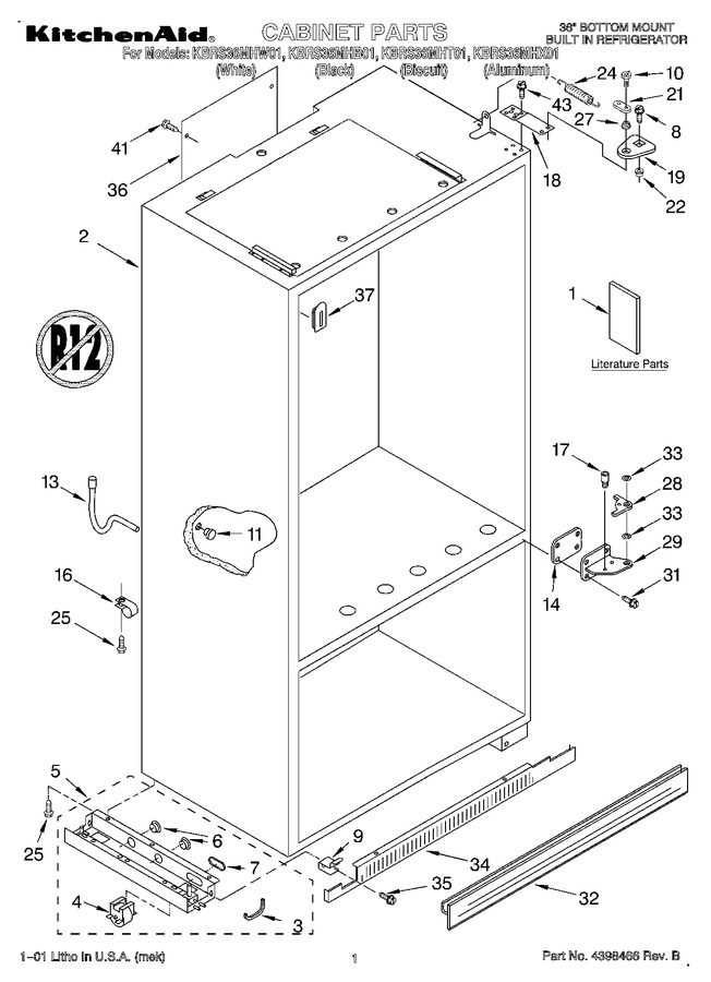 Diagram for KBRS36MHX01