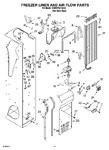 Diagram for 08 - Freezer Liner And Air Flow Parts