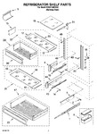 Diagram for 05 - Refrigerator Shelf Parts