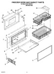 Diagram for 06 - Freezer Door And Basket Parts